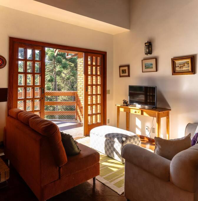 Apartamento Amplo Apartamento Familiar Em Vila Capivari E Wifi
